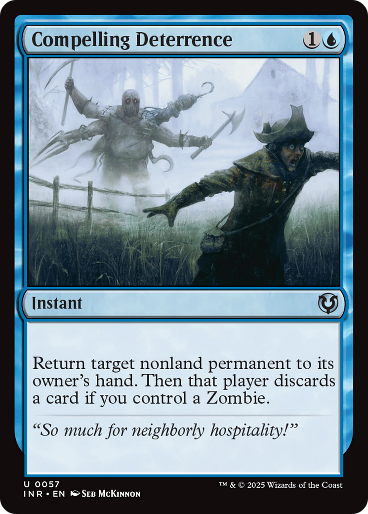 Compelling Deterrence Foil (057) - Innistrad Remastered