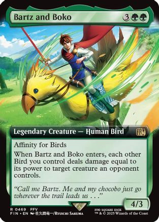 Bartz and Boko (Extended Art) (469) - FINAL FANTASY