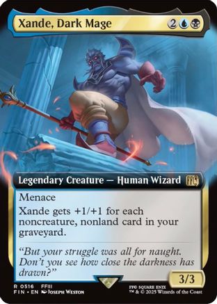 Xande, Dark Mage (Extended Art) (516) Foil - FINAL FANTASY
