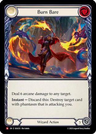 Burn Bare (SEA255) Rainbow Foil - High Seas