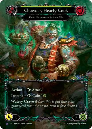 Chowder, Hearty Cook (Marvel) (SEA075) Cold Foil - High Seas