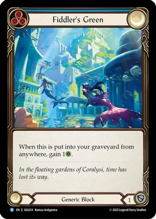 Fiddler's Green (Blue) (SEA214) - High Seas