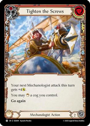 Tighten the Screws (SEA041) Rainbow Foil - High Seas