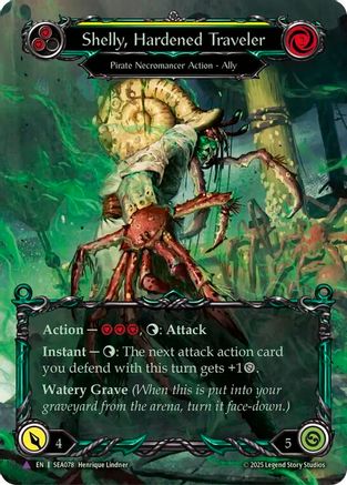 Shelly, Hardened Traveler (Marvel) (SEA078) Cold Foil - High Seas