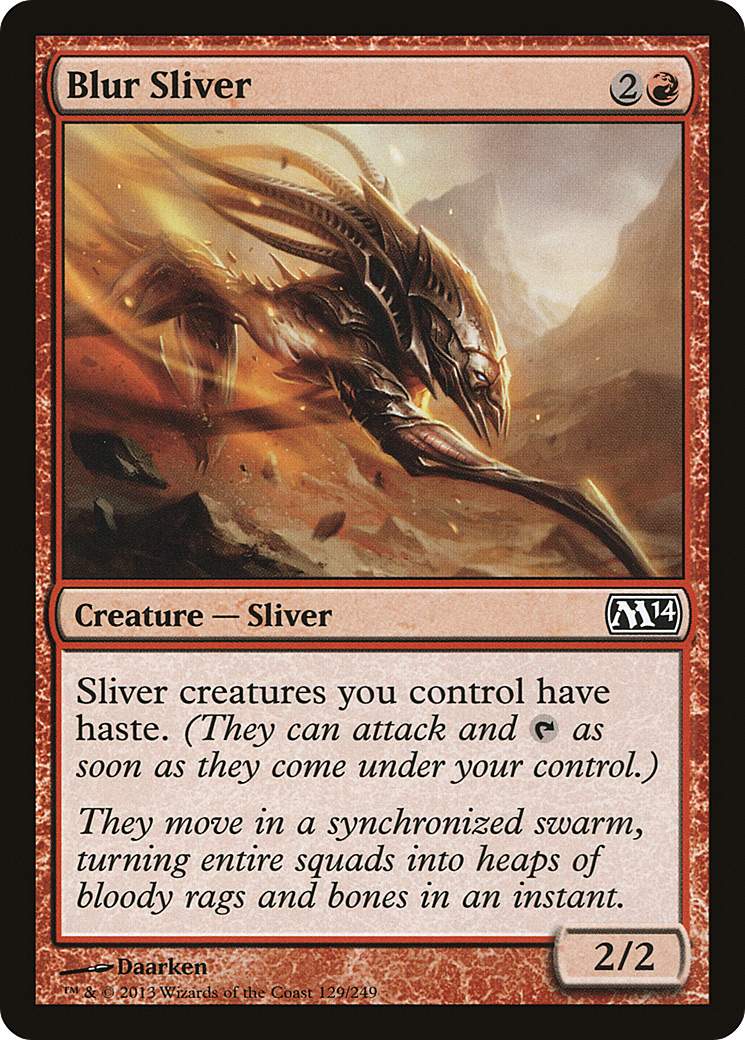 Blur Sliver [Magic 2014] | Silver Goblin