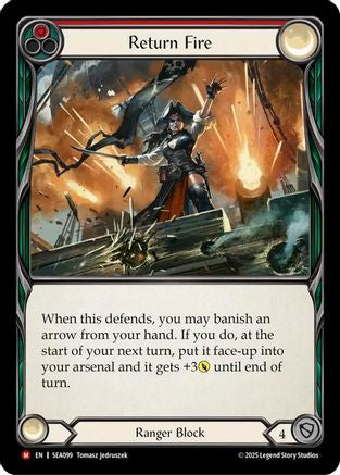Return Fire (SEA099) Rainbow Foil - High Seas