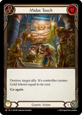 Midas Touch (SEA188) Rainbow Foil - High Seas