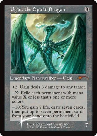 Ugin, the Spirit Dragon (Retro Frame) (001) Foil - Secret Lair Drop Series
