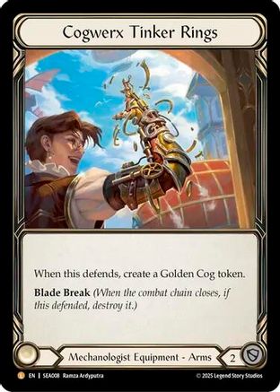 Cogwerx Tinker Rings (SEA008) Rainbow Foil - High Seas