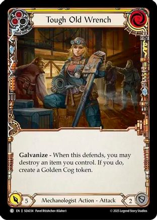 Tough Old Wrench (Yellow) (SEA034) - High Seas