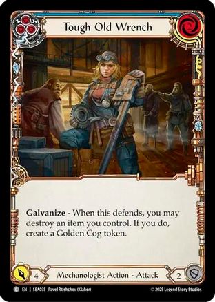 Tough Old Wrench (Blue) (SEA035) - High Seas