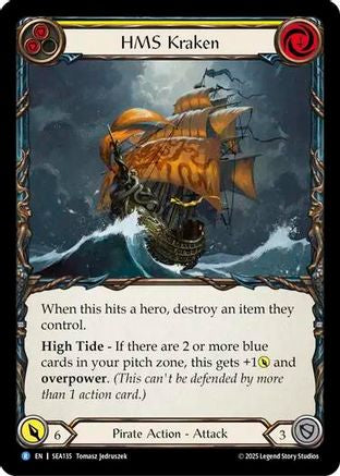 HMS Kraken (SEA135) Rainbow Foil - High Seas