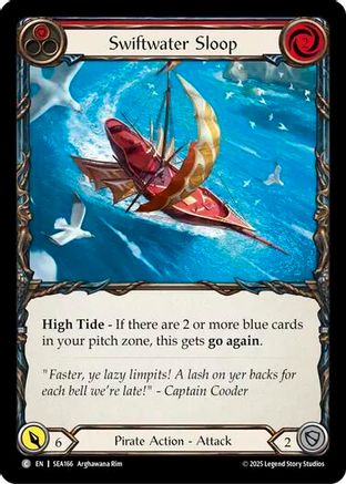 Swiftwater Sloop (Red) (SEA166) Rainbow Foil - High Seas