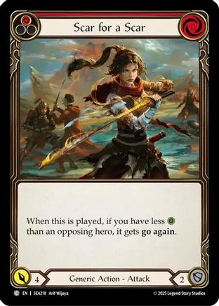 Scar for a Scar (Red) (SEA218) - High Seas