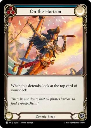 On the Horizon (Blue) (SEA243) Rainbow Foil - High Seas
