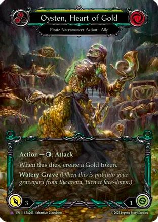 Oysten, Heart of Gold (SEA263) Cold Foil - High Seas