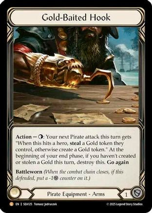 Gold-Baited Hook (SEA125) Cold Foil - High Seas
