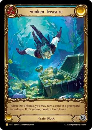 Sunken Treasure (Treasure) (SEA133) Cold Foil - High Seas