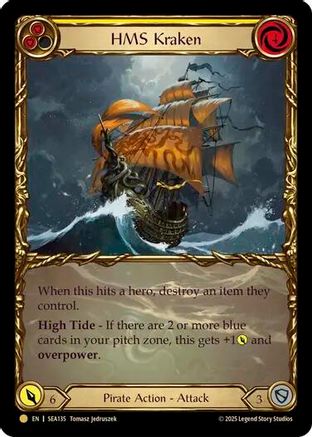 HMS Kraken (SEA135) Cold Foil - High Seas