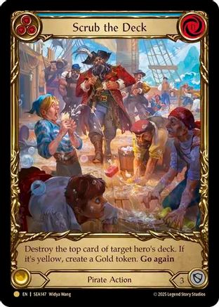 Scrub the Deck (SEA147) Cold Foil - High Seas
