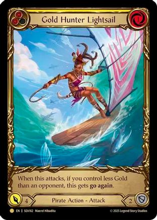 Gold Hunter Lightsail (SEA162) Cold Foil - High Seas