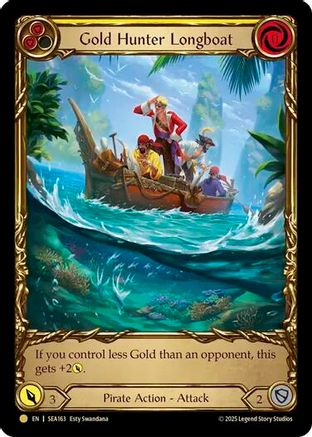 Gold Hunter Longboat (SEA163) Cold Foil - High Seas