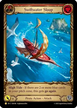 Swiftwater Sloop (Red) (SEA166) Cold Foil - High Seas