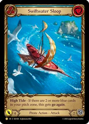 Swiftwater Sloop (Blue) (SEA168) Cold Foil - High Seas