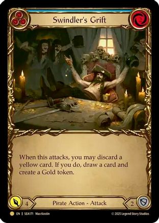 Swindler's Grift (Blue) (SEA171) Cold Foil - High Seas