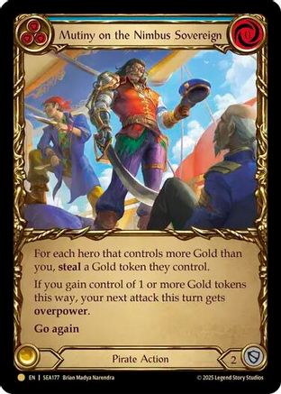 Mutiny on the Nimbus Sovereign (SEA177) Cold Foil - High Seas