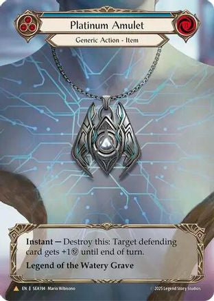 Platinum Amulet (SEA194) Cold Foil - High Seas