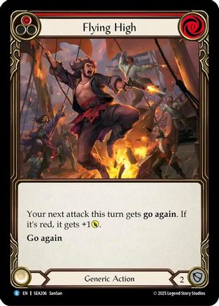 Flying High (Red) (SEA206) Rainbow Foil - High Seas