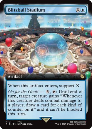 Blitzball Stadium (Extended Art) (111) Foil - Commander: FINAL FANTASY