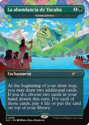 La abundancia de Yucahú - Sylvan Library (2058) - Secret Lair Drop Series