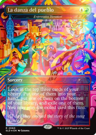 La danza del pueblo - Expressive Iteration (Rainbow Foil) (2060) Foil - Secret Lair Drop Series