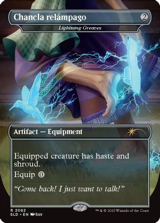 Lightning Greaves (Chancla relámpago) (2062) - Secret Lair Drop