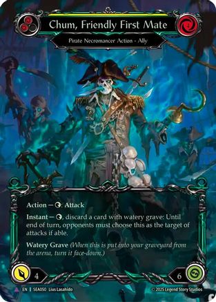 Chum, Friendly First Mate (Marvel) (SEA050) Cold Foil - High Seas