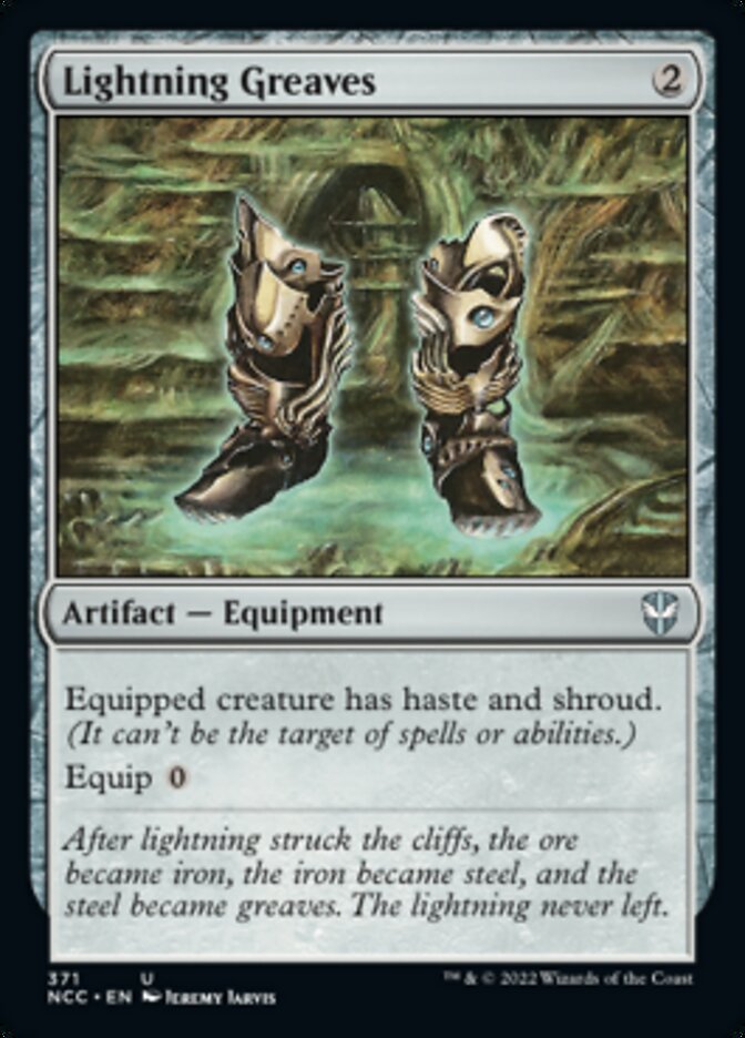 Lightning Greaves [Streets of New Capenna Commander] | Silver Goblin