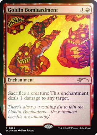 Goblin Bombardment (2024) (Rainbow Foil) (2024) Foil - Secret Lair Drop Series