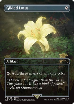 Gilded Lotus (Rainbow Foil) (909) (909) Foil - Secret Lair Drop Series