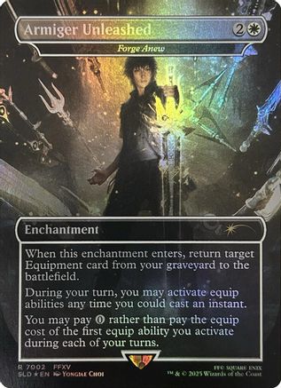 Forge Anew (Armiger Unleashed) (Rainbow Foil) (7002) Foil - Secret Lair Drop