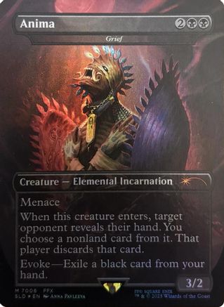 Grief (Anima) (Rainbow Foil) (7006) Foil - Secret Lair Drop