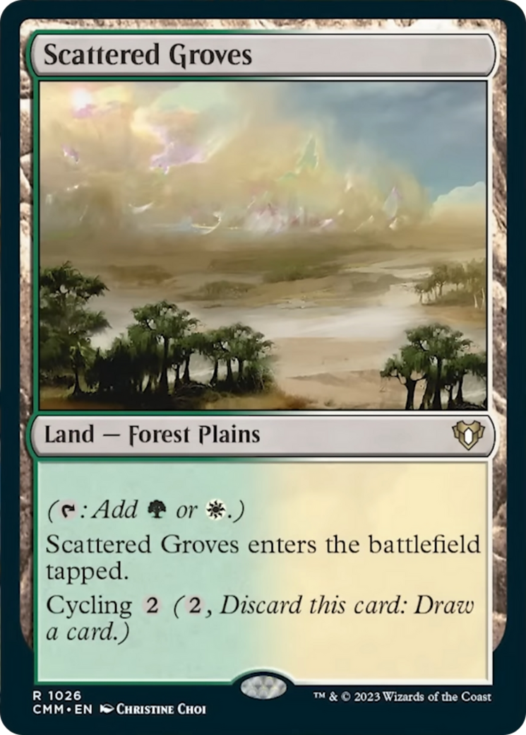 Scattered Groves [Commander Masters] | Silver Goblin