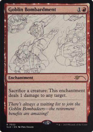 Goblin Bombardment (7022) (7022) - Secret Lair Drop Series