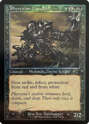 Phyrexian Crusader (Retro Frame) (847) Foil - Secret Lair Drop Series