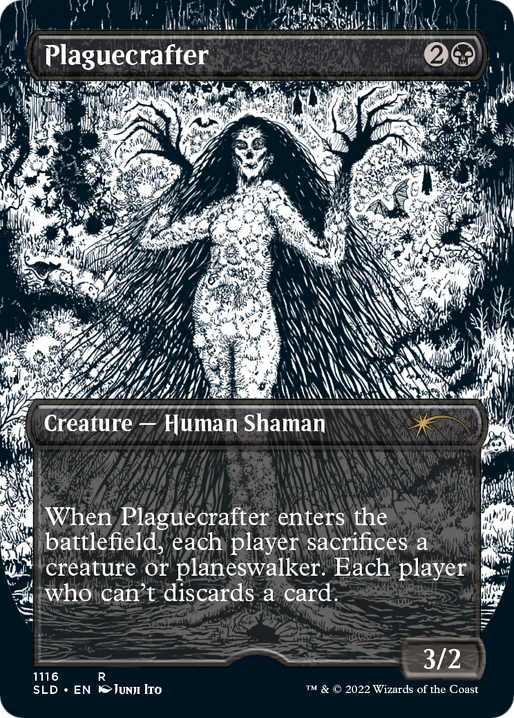 Plaguecrafter (Japanese Borderless) [Secret Lair Drop Series] | Silver Goblin