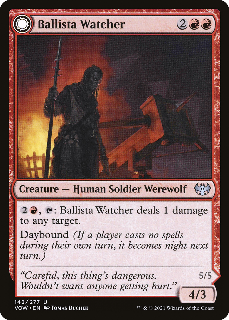 Ballista Watcher // Ballista Wielder [Innistrad: Crimson Vow] | Silver Goblin