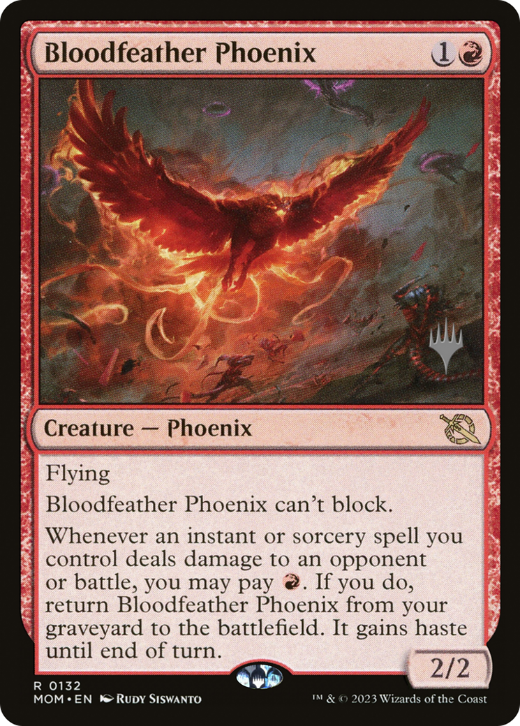 Bloodfeather Phoenix (Promo Pack) [March of the Machine Promos] | Silver Goblin