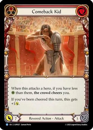 Comeback Kid (Red) (SUP027)  - Super Slam