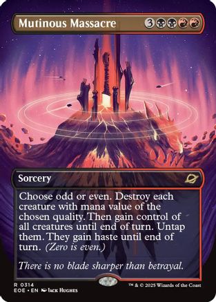 Mutinous Massacre (Borderless) (314) - Edge of Eternities